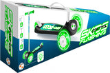 Skids Control clignotant des enfants à 3 roues frein à pied étape vert noir