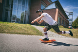 Volten Longboard néon jaune transparent 68,5 cm jaune acrylique