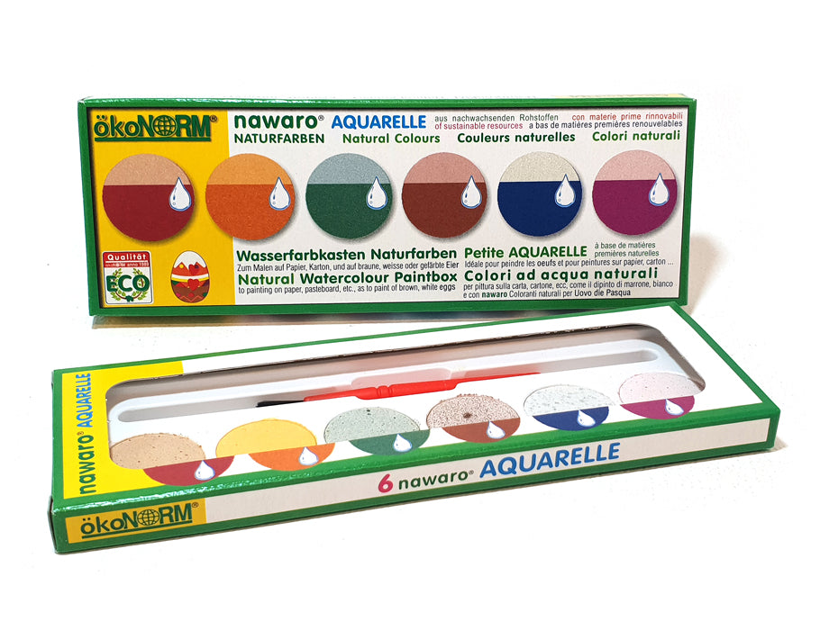 Ökonorm Aquarel paint in a box of 6 colors