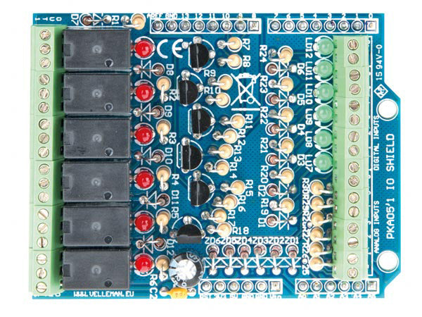 Whadda arduino ethernet ščit 7 x 5,5 cm zelena črna